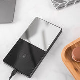 2 In 1 Heating Mug Cup Warmer Electric Wireless Charger For Home Office Coffee Milk - Zambeel