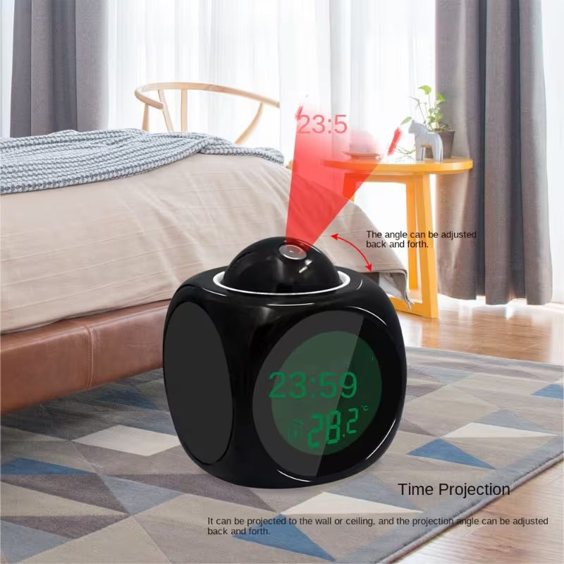 LCD Projection Alarm Clock
