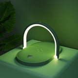 3 In 1 Foldable Wireless Charger Night Light Wireless Charging Station Stonego LED Reading Table Lamp 15W Fast Charging Light - Zambeel