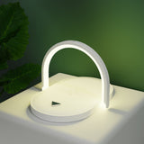 3 In 1 Foldable Wireless Charger Night Light Wireless Charging Station Stonego LED Reading Table Lamp 15W Fast Charging Light - Zambeel