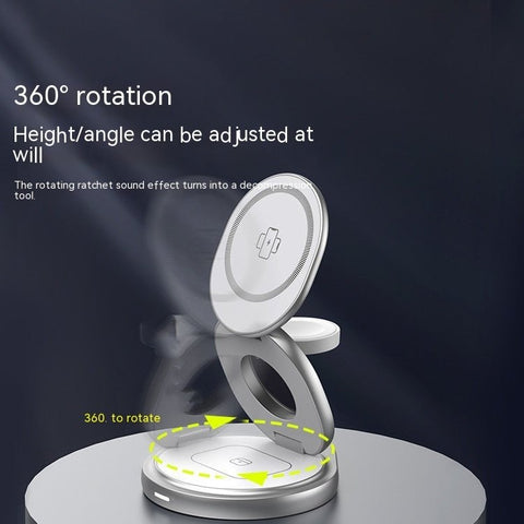 3 - in - 1 Wireless Charger Magnetic Folding Stand - Zambeel