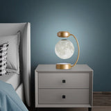 3D LED Moon Night Light Wireless Magnetic Levitating Rotating Floating Ball Lamp For School Office Bookshop Home Decoration - Zambeel