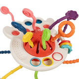 4 - in - 1 Baby Pull String Sensory Toy - Zambeel