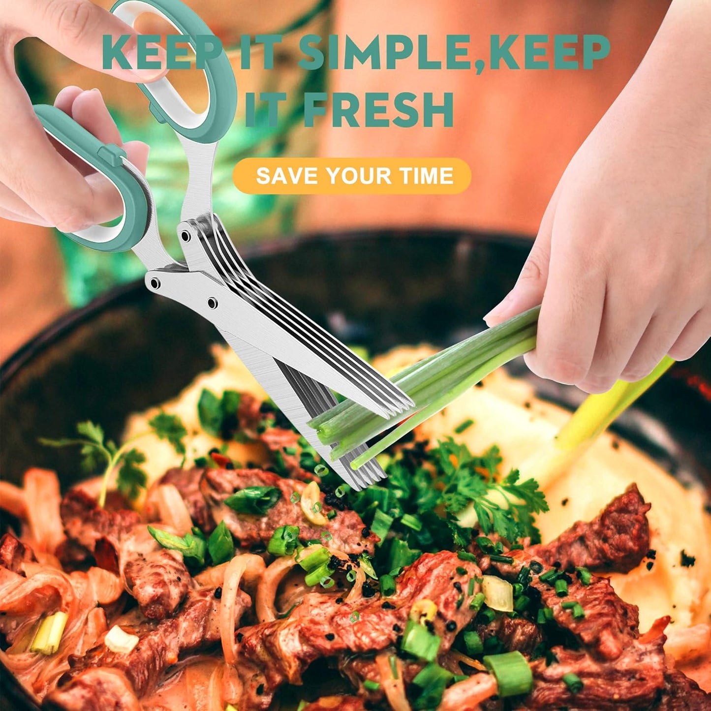 5 - Blade Herb Scissor - Zambeel