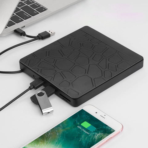 5 - in - 1 Multi - function External Optical Drive Notebook Computer Recording Machine Plug - in External - Zambeel