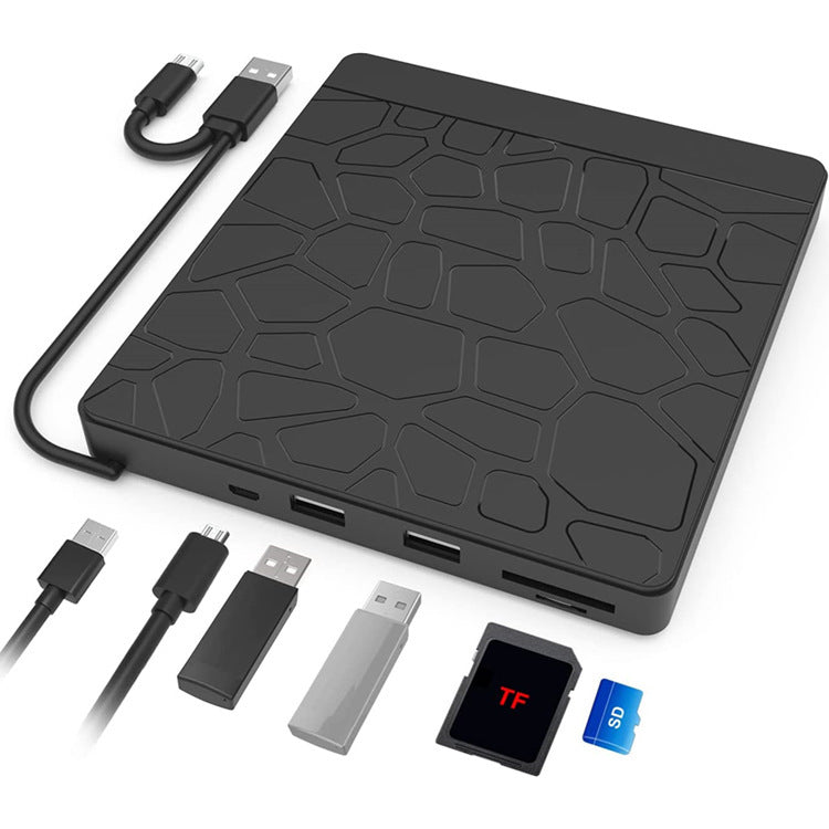 5 - in - 1 Multi - function External Optical Drive Notebook Computer Recording Machine Plug - in External - Zambeel