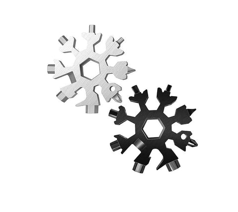 8 - in - 1 Snowflake Multi - Tool Keychain - Zambeel