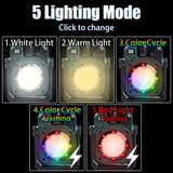 Multifunctional Rechargeable LED Work Light with Solar Panel & Magnet