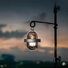 White Noise Camping Lamp