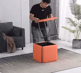 Convertible Storage Ottoman with Wheels Ⓢ