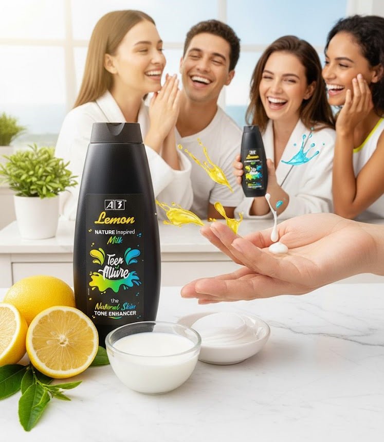 A3 Lemon - Teen Allure - Skin Tone Enhancer Body Lotion - Zambeel