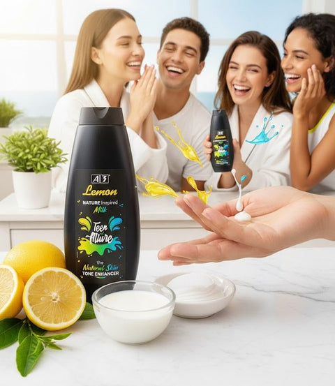 A3 Lemon - Teen Allure - Skin Tone Enhancer Body Lotion - Zambeel