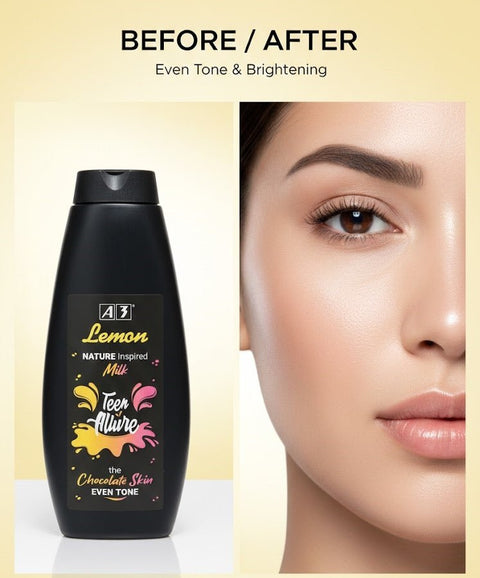 A3 Lemon - Teen Allure - Skin Tone Enhancer Body Lotion - Zambeel