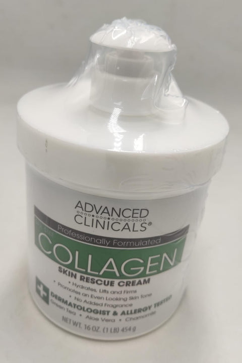 Advanced Clinicals - Spa Size Collagen Skin Rescue Cream (Original) - Zambeel