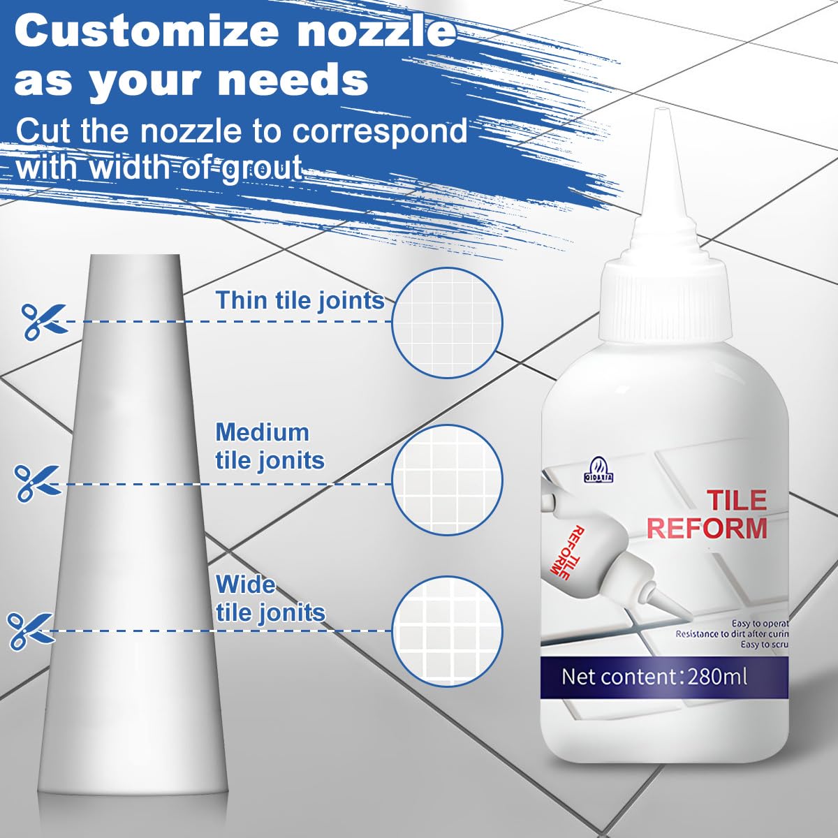AERLLE - Tile Reform Grout Sealer - Zambeel