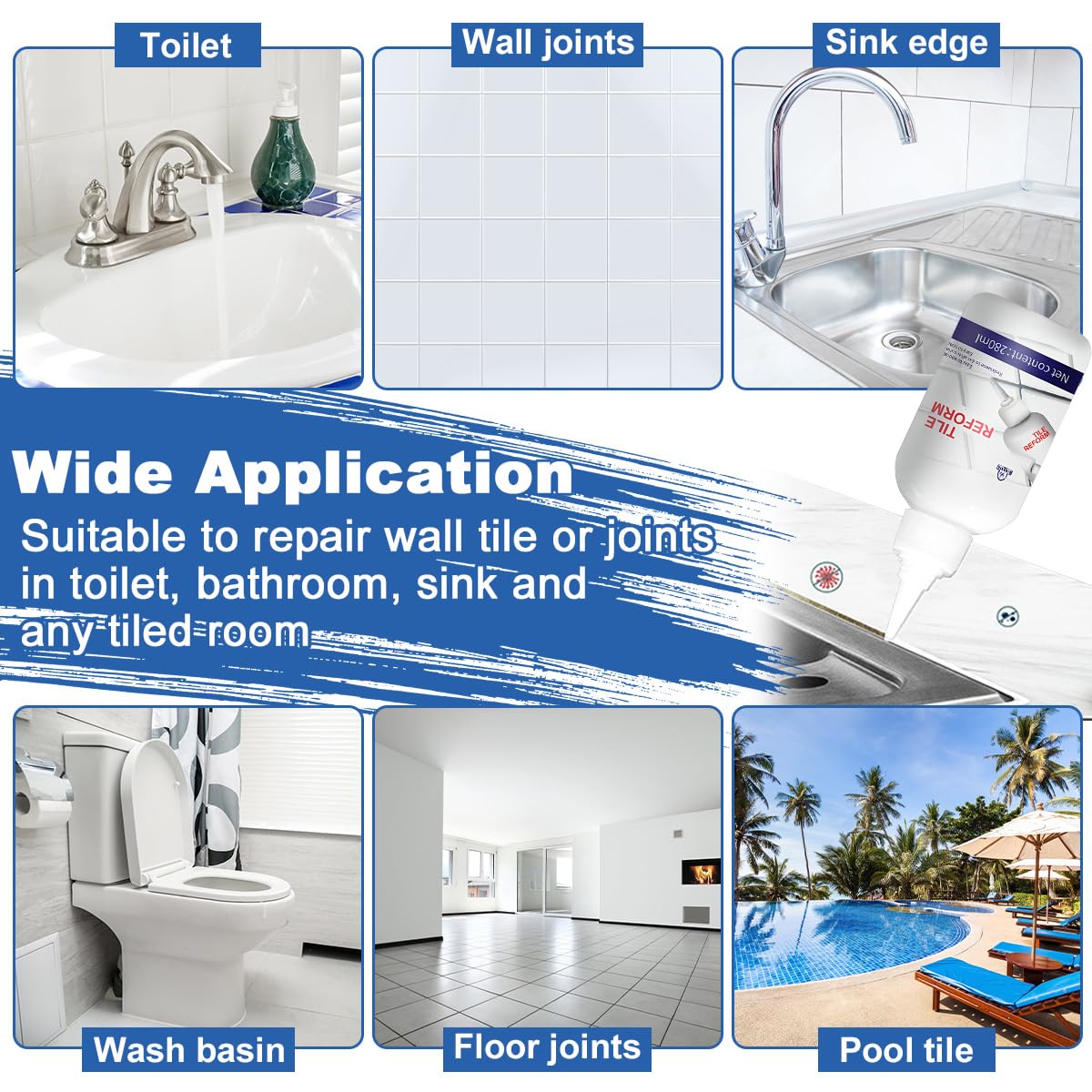 AERLLE - Tile Reform Grout Sealer - Zambeel