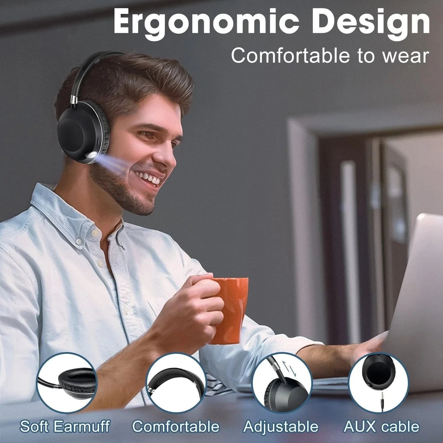 AKZ - Light Series Wireless Bluetooth Headset - Zambeel