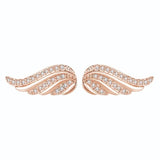 Angel Wing Ear Studs Wings Shape Micro - inlaid - Zambeel