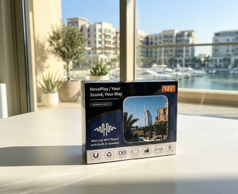 Anna - Mini Clip MP3 Player with Built - in Speaker - Zambeel
