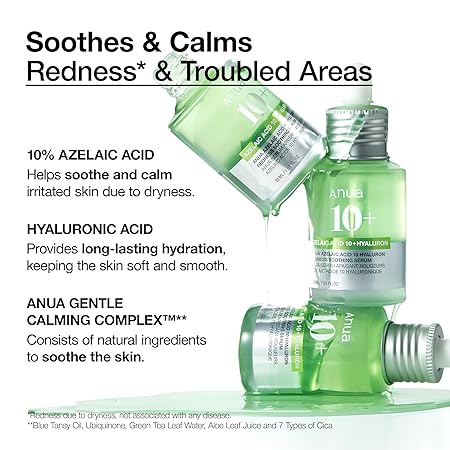 Anua - Azelaic Acid 10 + Hyaluron Redness Soothing Serum (Original) - Zambeel