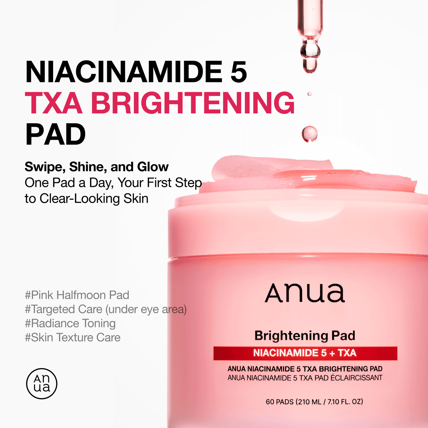 Anua - Brightening Pad – Niacinamide 5 + TXA (Original) - Zambeel