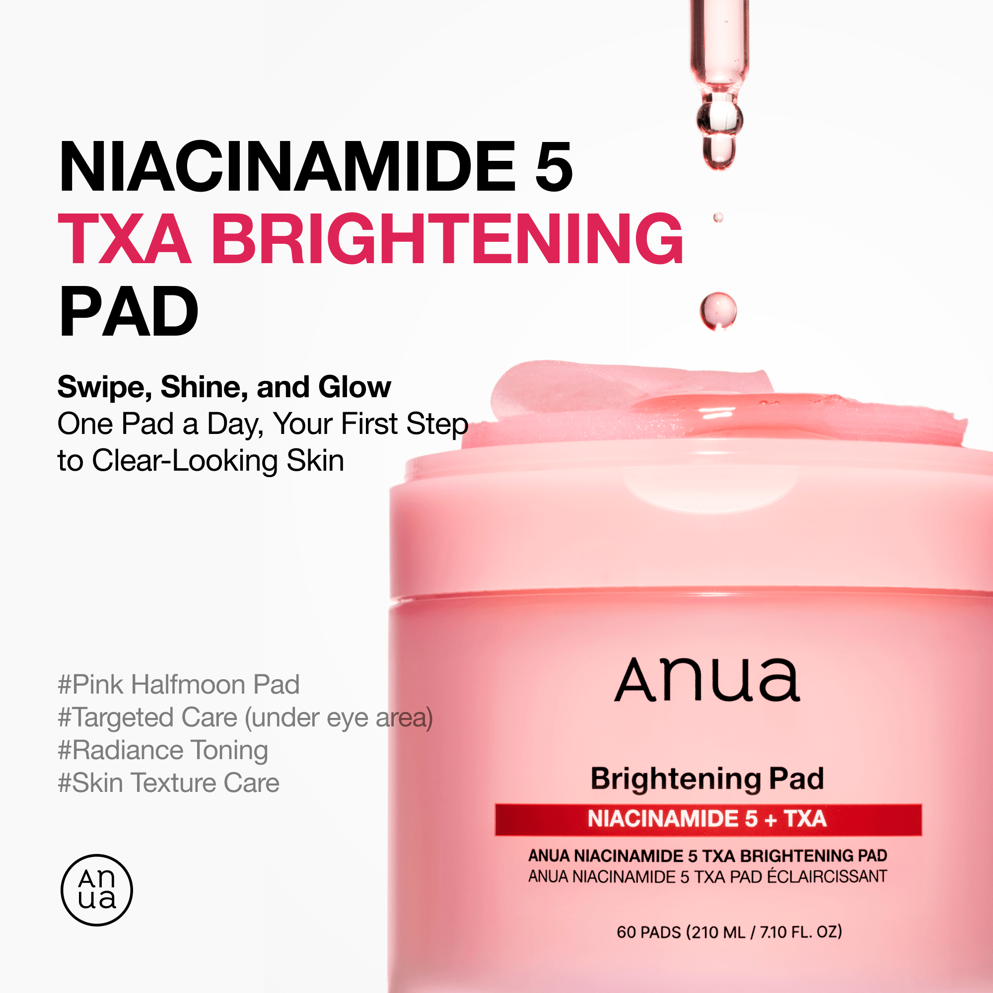 Anua - Brightening Pad – Niacinamide 5 + TXA (Original) - Zambeel
