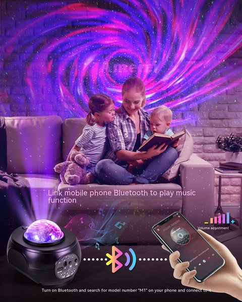 APP Starry Sky Projector Music Small Night Lamp - Zambeel