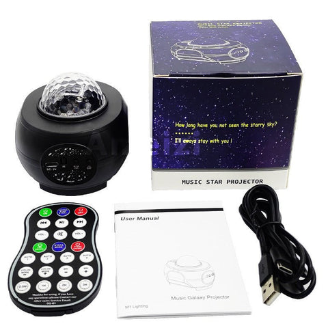 APP Starry Sky Projector Music Small Night Lamp - Zambeel