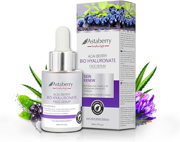Astaberry - Indulge Acai Berry Bio Hyaluronate Face Serum - Zambeel