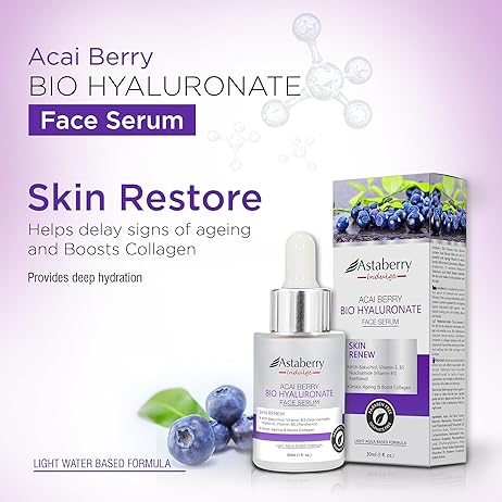 Astaberry - Indulge Acai Berry Bio Hyaluronate Face Serum - Zambeel