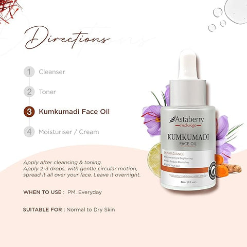 Astaberry - Indulge Kumkumadi Face Oil - Zambeel