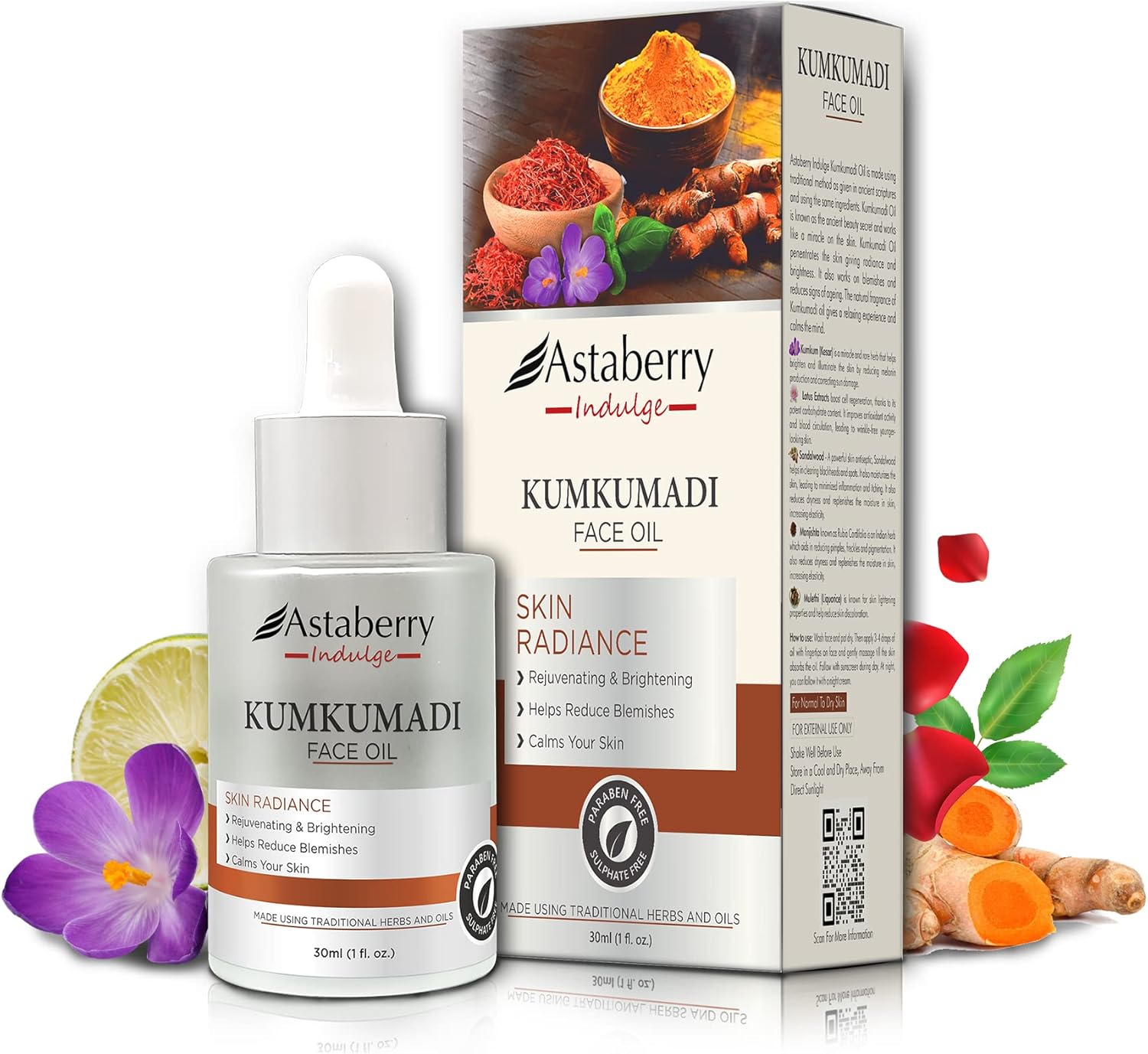 Astaberry - Indulge Kumkumadi Face Oil - Zambeel