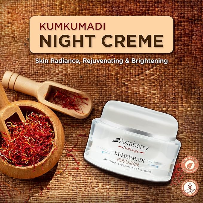 Astaberry - Indulge Kumkumadi Night Cream - Zambeel