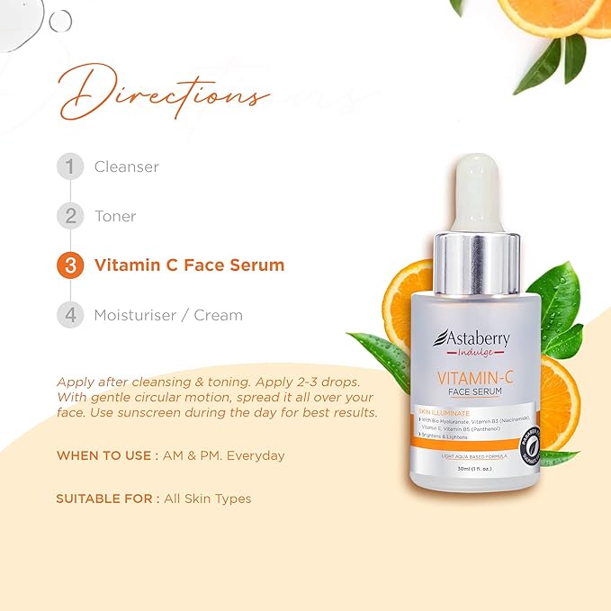 Astaberry - Indulge Vitamin - C Face Serum - Zambeel