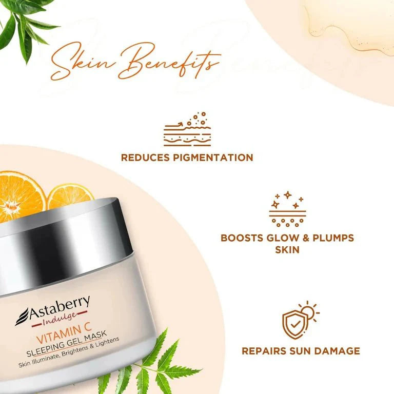 Astaberry - Indulge Vitamin - C Sleeping Gel Mask - Zambeel