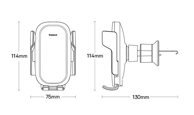 Automatic Car Phone Holder Wireless Charger - Zambeel