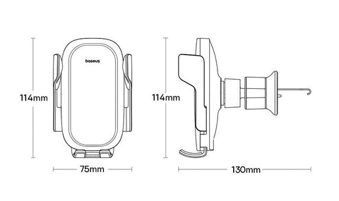 Automatic Car Phone Holder Wireless Charger - Zambeel