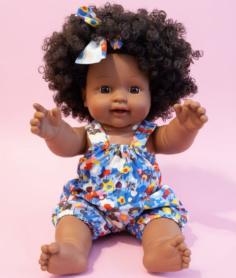 Baby MayMay Curly Hair Baby Doll - Zambeel