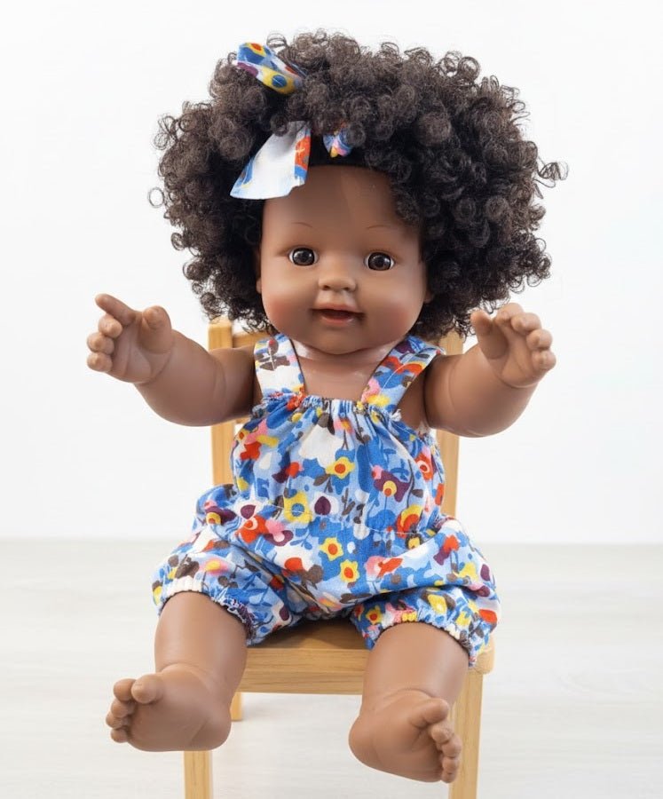 Baby MayMay Curly Hair Baby Doll - Zambeel