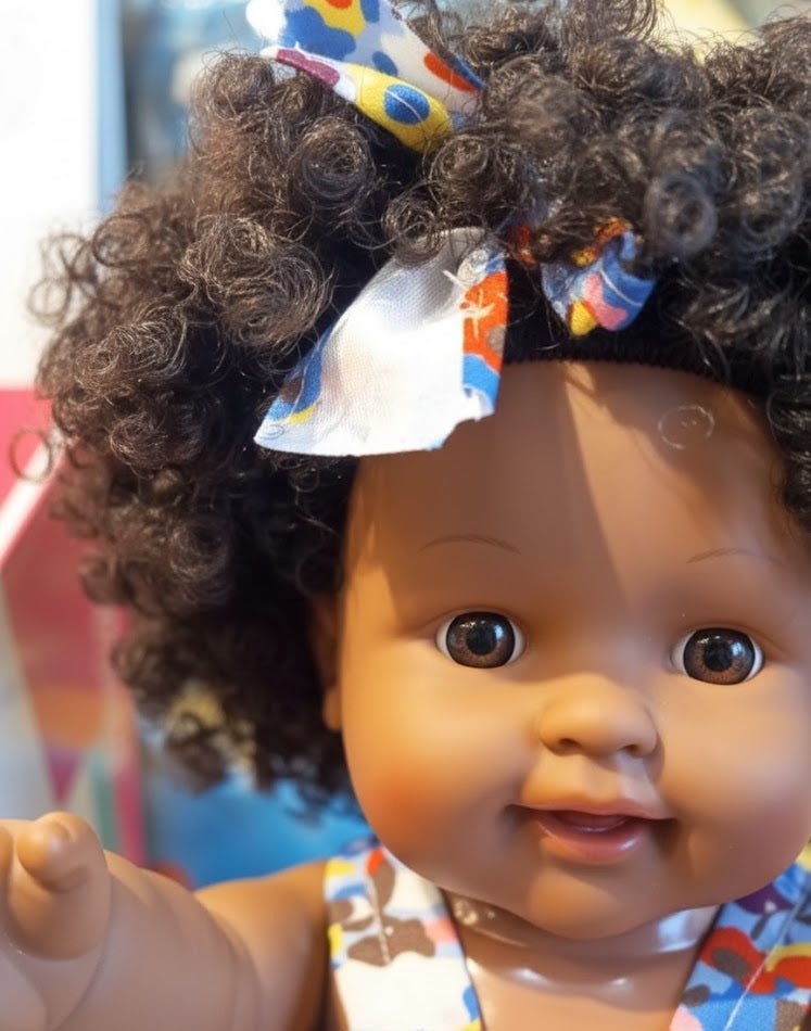 Baby MayMay Curly Hair Baby Doll - Zambeel