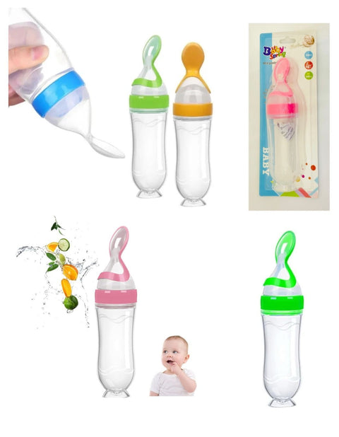 Baby Silicone Spoon Bottle (MHP - 068) - Zambeel