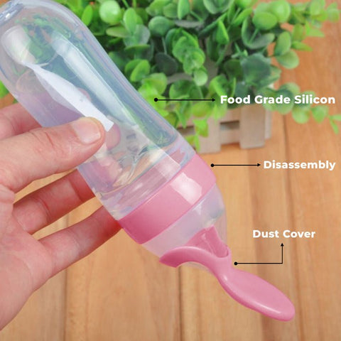Baby Silicone Spoon Bottle (MHP - 068) - Zambeel