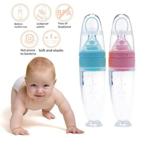 Baby Silicone Spoon Bottle (MHP - 068) - Zambeel