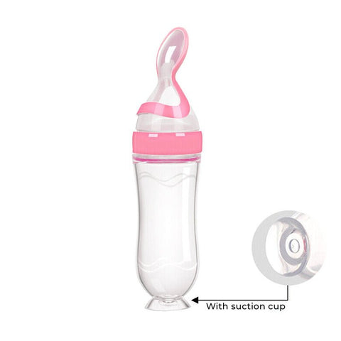 Baby Silicone Spoon Bottle (MHP - 068) - Zambeel