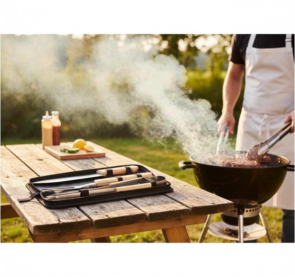 Barbecue Tools with Carry Case - Zambeel