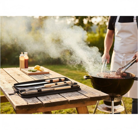 Barbecue Tools with Carry Case - Zambeel