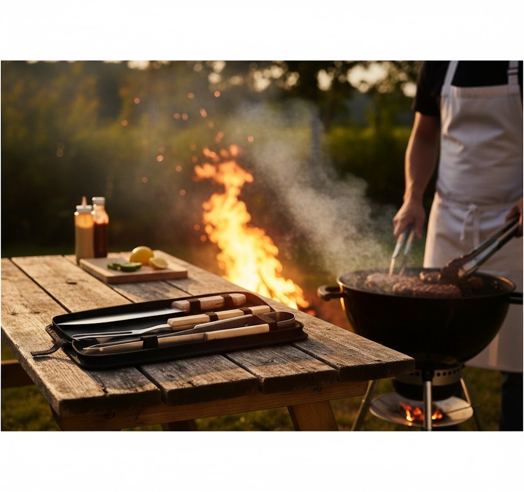 Barbecue Tools with Carry Case - Zambeel