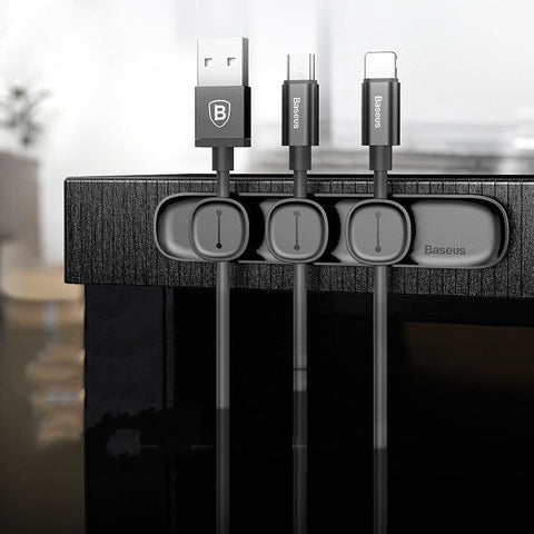 BASEUS Creative Mini Pea Clip Magnetic Wire Clip Mobile Phone Data Cable Anti - Winding Storage Clip - Zambeel