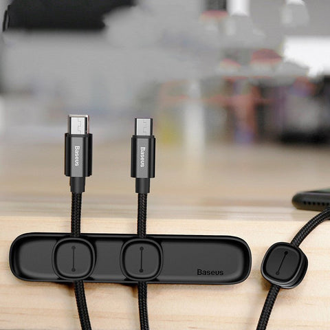 BASEUS Creative Mini Pea Clip Magnetic Wire Clip Mobile Phone Data Cable Anti - Winding Storage Clip - Zambeel