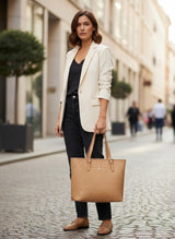 BC Monogram Structured Tote Handbag - Zambeel